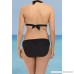 Swimsuits for All Women's Plus Size Triangle String Bikini Set Black B07GZ33MY8